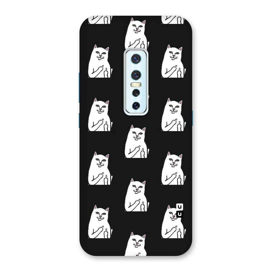Chill Cat Pattern Back Case for Vivo V17 Pro