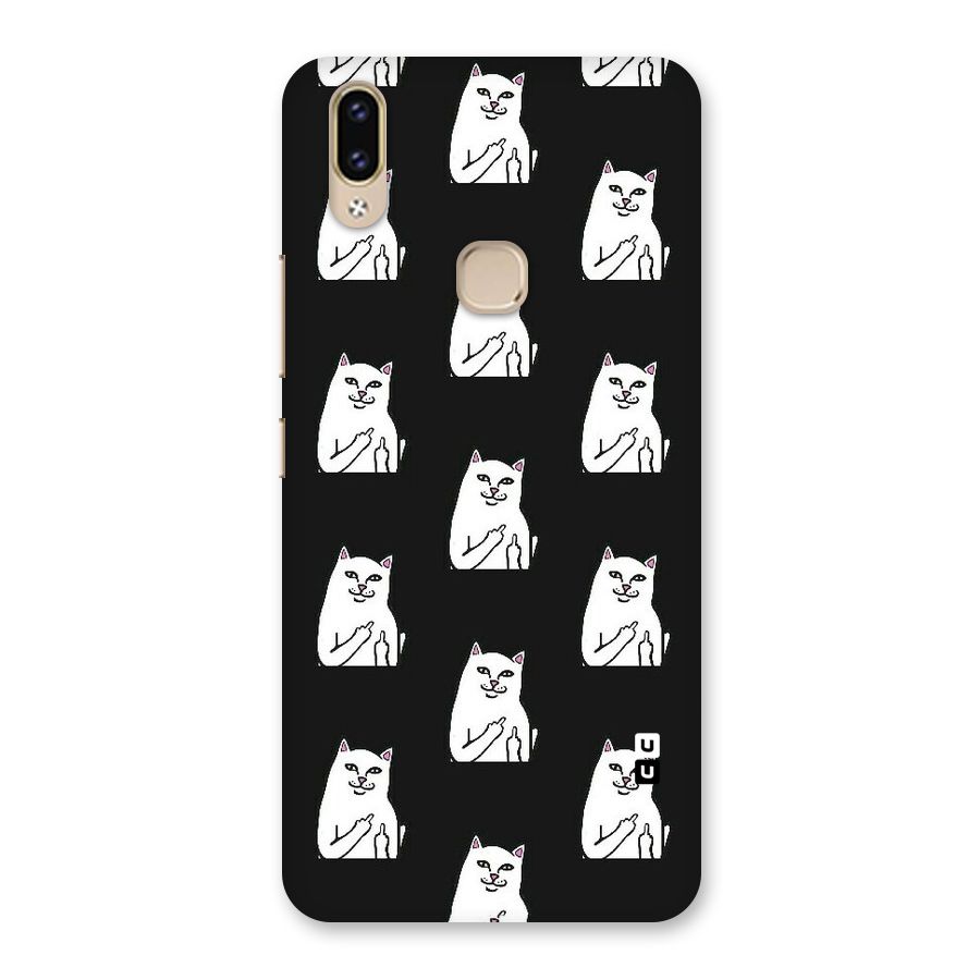 Chill Cat Pattern Back Case for Vivo V9 Youth