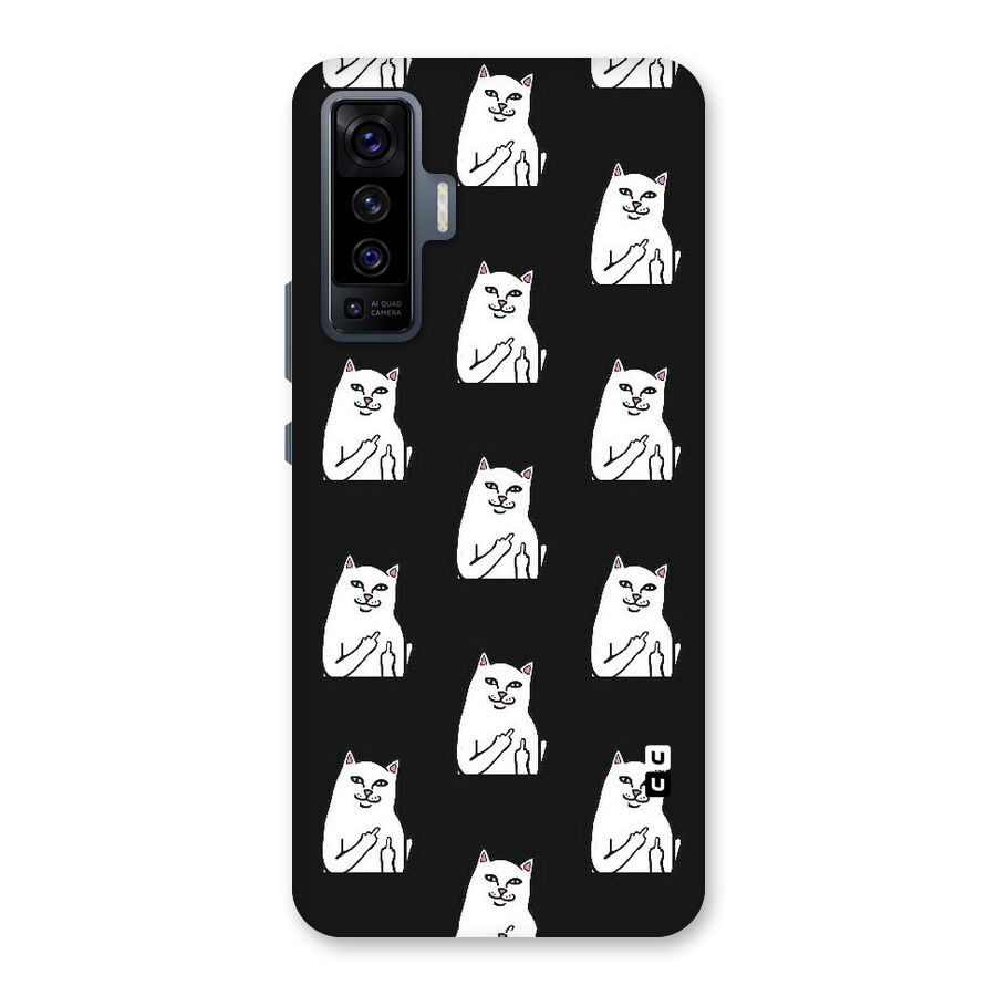 Chill Cat Pattern Back Case for Vivo X50
