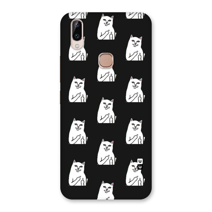 Chill Cat Pattern Back Case for Vivo Y83 Pro