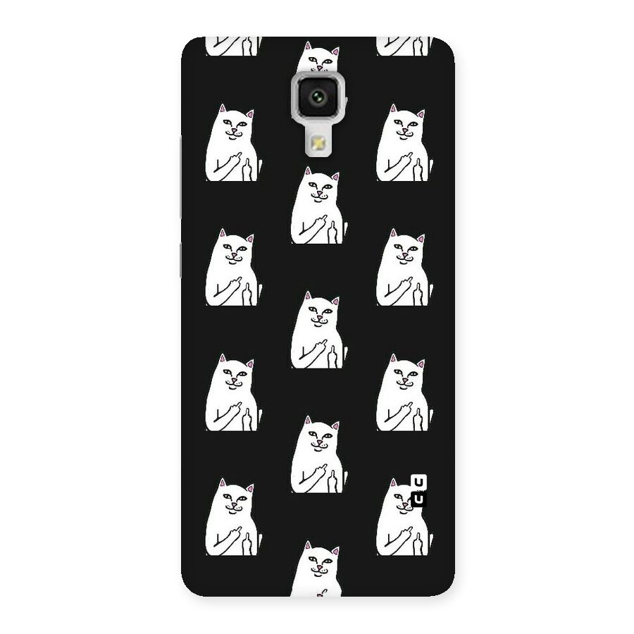 Chill Cat Pattern Back Case for Xiaomi Mi 4