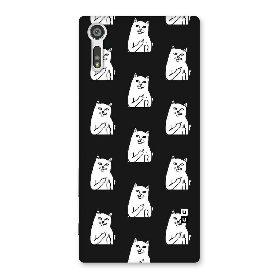 Chill Cat Pattern Back Case for Xperia XZ
