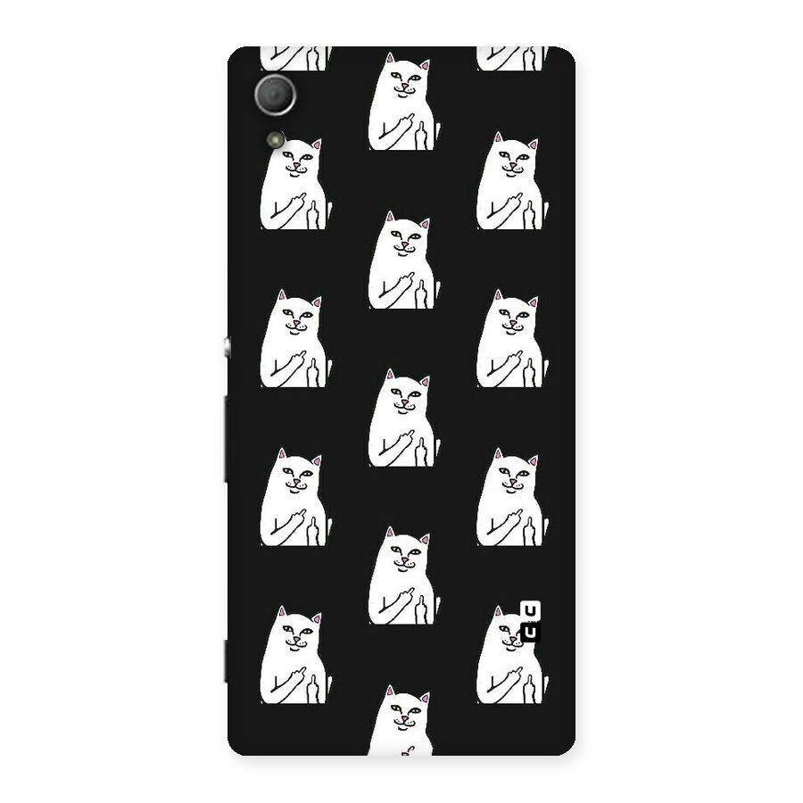 Chill Cat Pattern Back Case for Xperia Z4