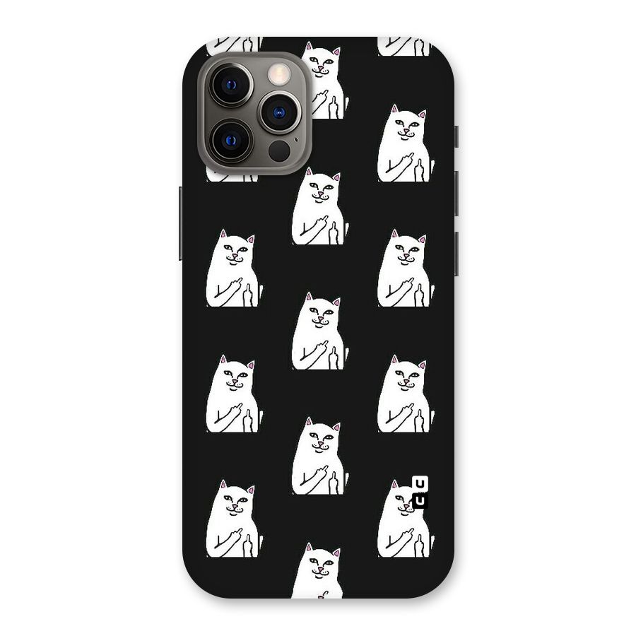 Chill Cat Pattern Back Case for iPhone 12 Pro