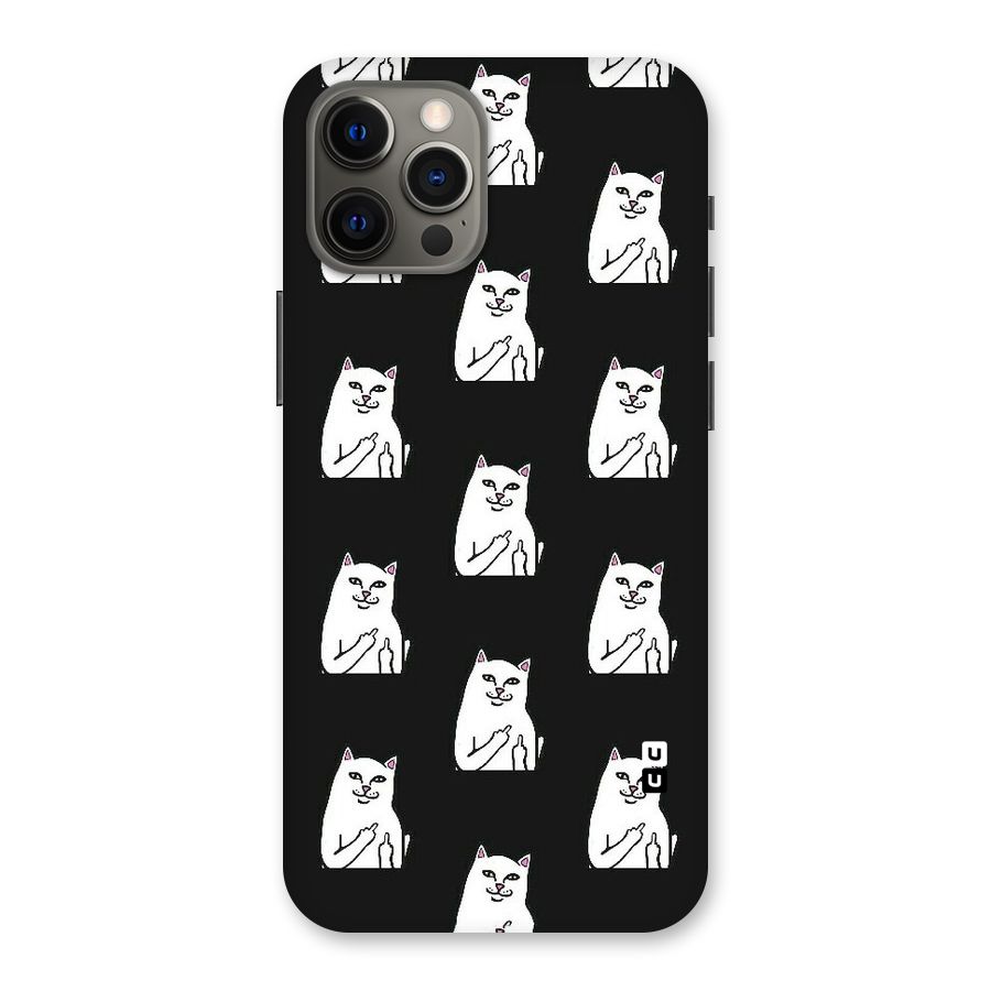 Chill Cat Pattern Back Case for iPhone 12 Pro Max