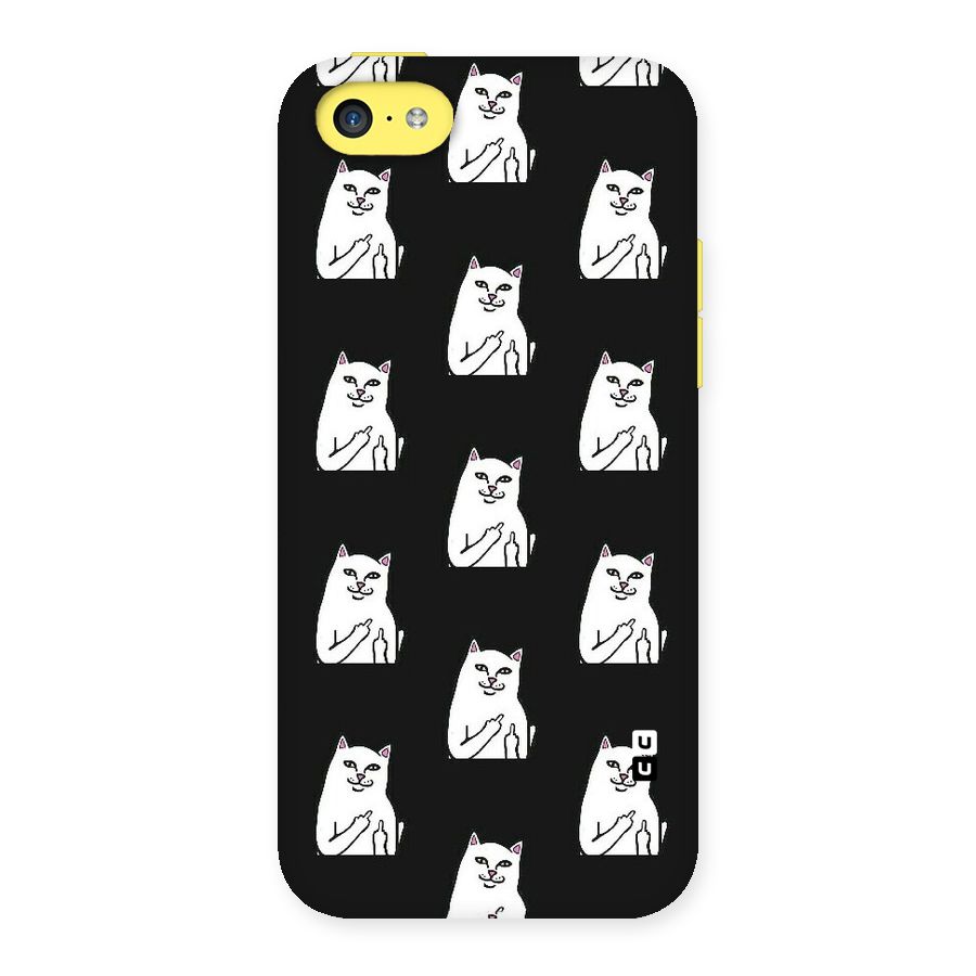 Chill Cat Pattern Back Case for iPhone 5C