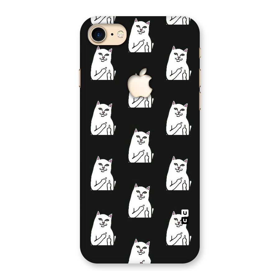 Chill Cat Pattern Back Case for iPhone 7 Apple Cut