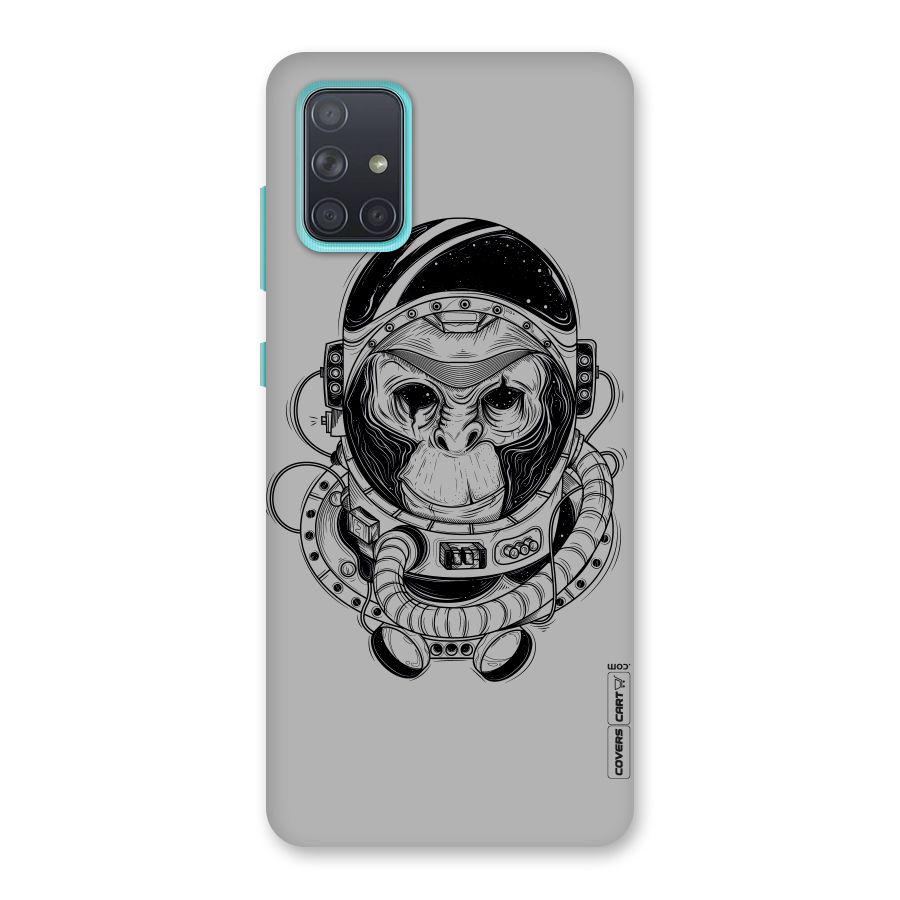 Chimpanzee Astronaut Back Case for Galaxy A71