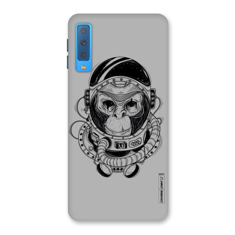 Chimpanzee Astronaut Back Case for Galaxy A7 (2018)