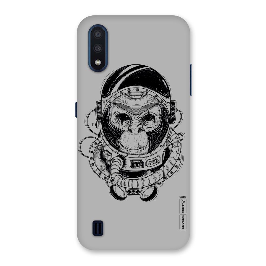 Chimpanzee Astronaut Back Case for Galaxy M01