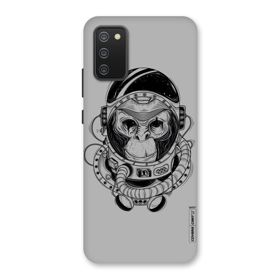 Chimpanzee Astronaut Back Case for Galaxy M02s