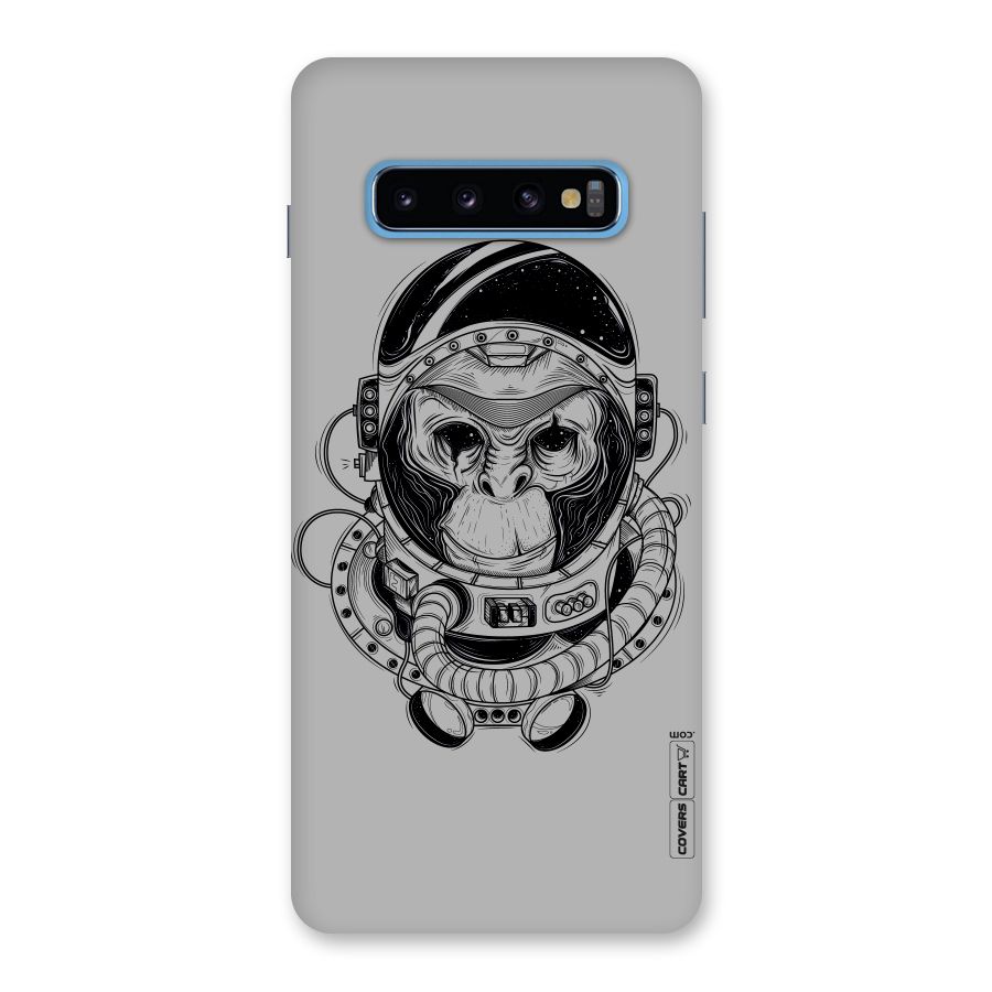 Chimpanzee Astronaut Back Case for Galaxy S10 Plus