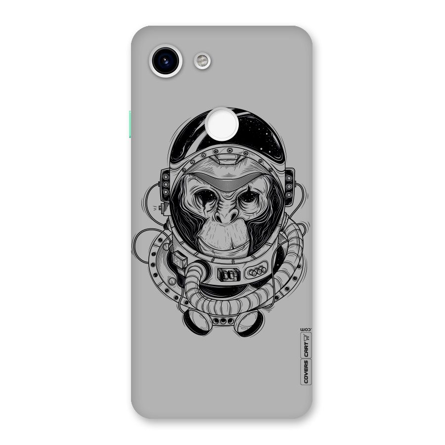 Chimpanzee Astronaut Back Case for Google Pixel 3