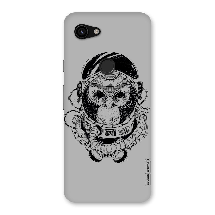 Chimpanzee Astronaut Back Case for Google Pixel 3a