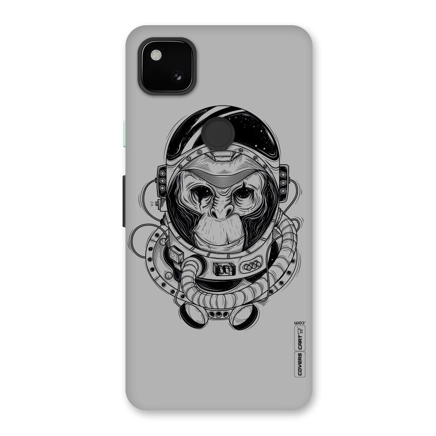 Chimpanzee Astronaut Back Case for Google Pixel 4a