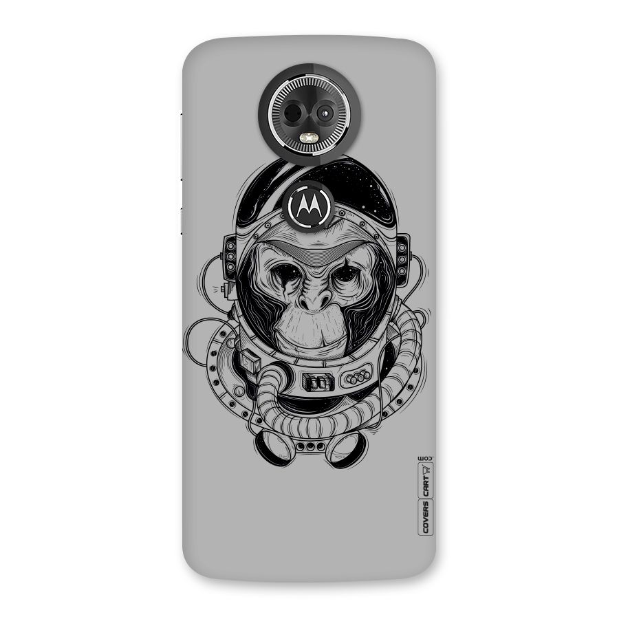 Chimpanzee Astronaut Back Case for Moto E5 Plus