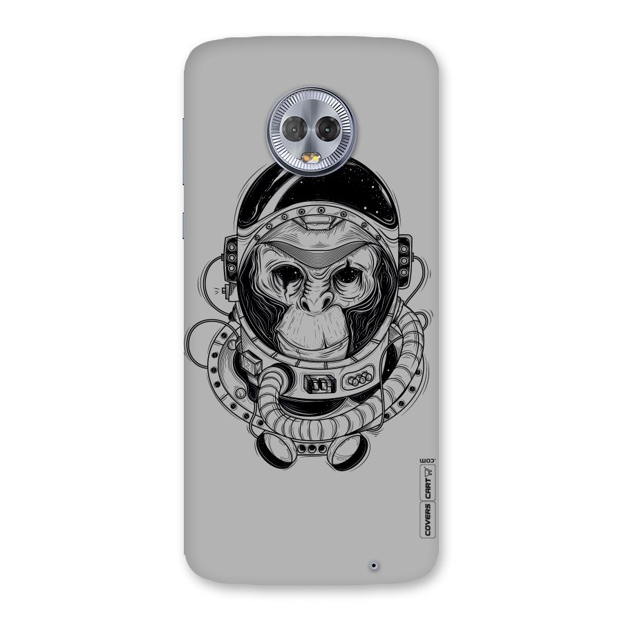 Chimpanzee Astronaut Back Case for Moto G6 Plus