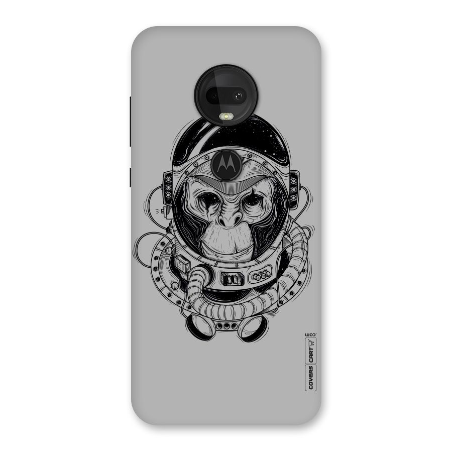 Chimpanzee Astronaut Back Case for Moto G7