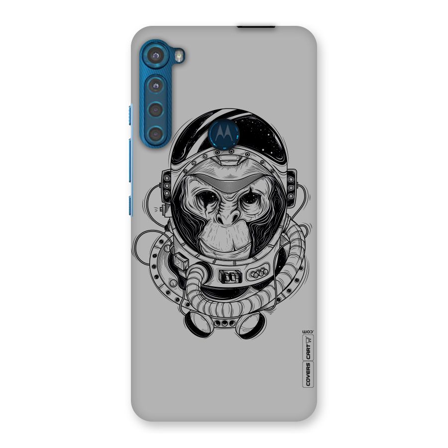 Chimpanzee Astronaut Back Case for Motorola One Fusion Plus