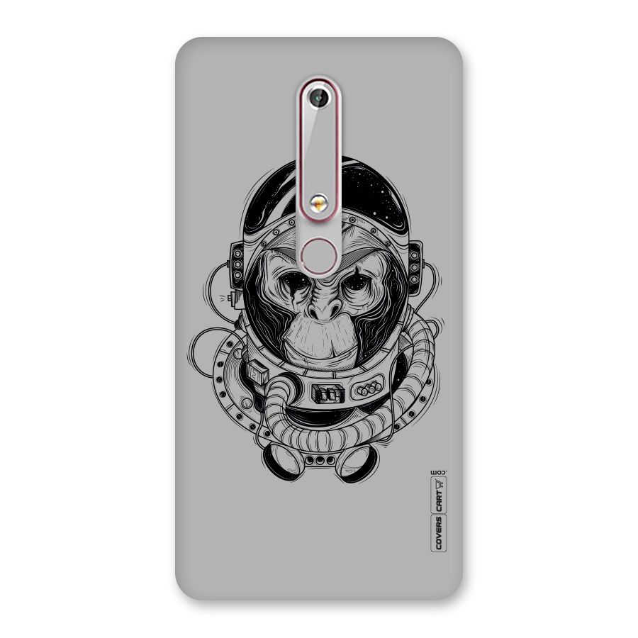 Chimpanzee Astronaut Back Case for Nokia 6.1