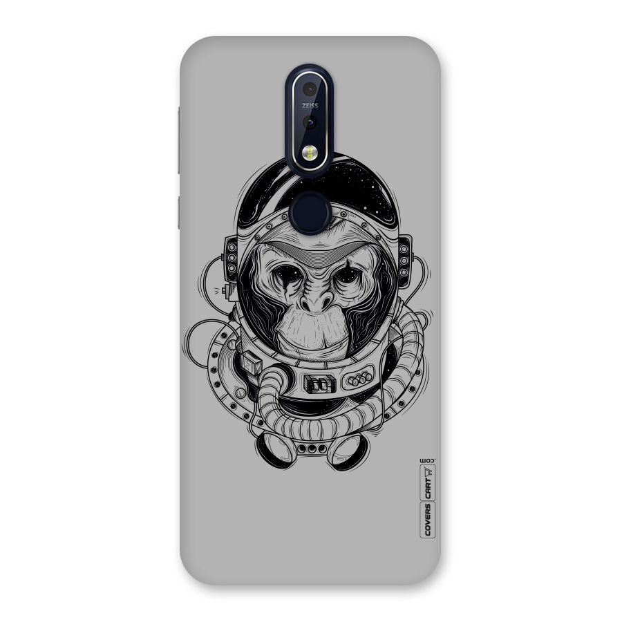 Chimpanzee Astronaut Back Case for Nokia 7.1