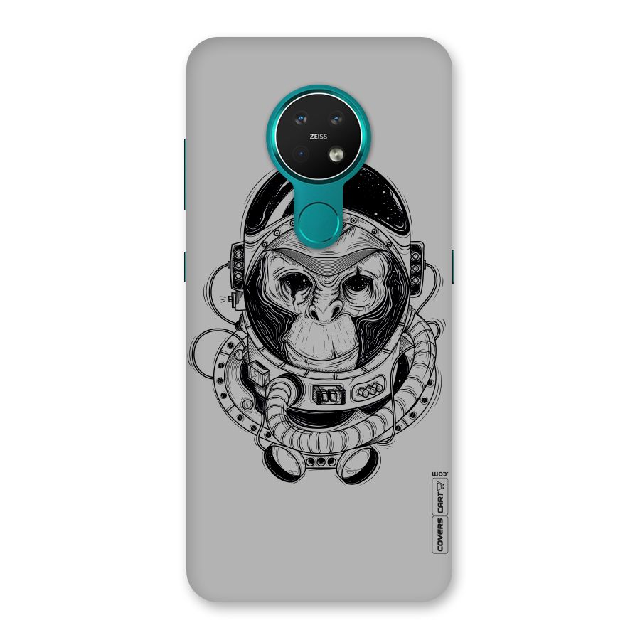 Chimpanzee Astronaut Back Case for Nokia 7.2