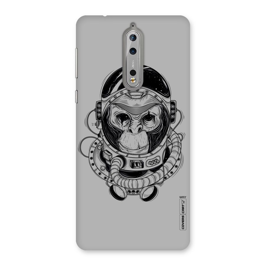 Chimpanzee Astronaut Back Case for Nokia 8
