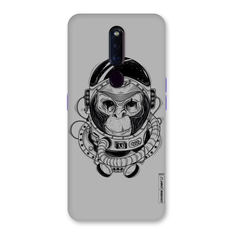 Chimpanzee Astronaut Back Case for Oppo F11 Pro