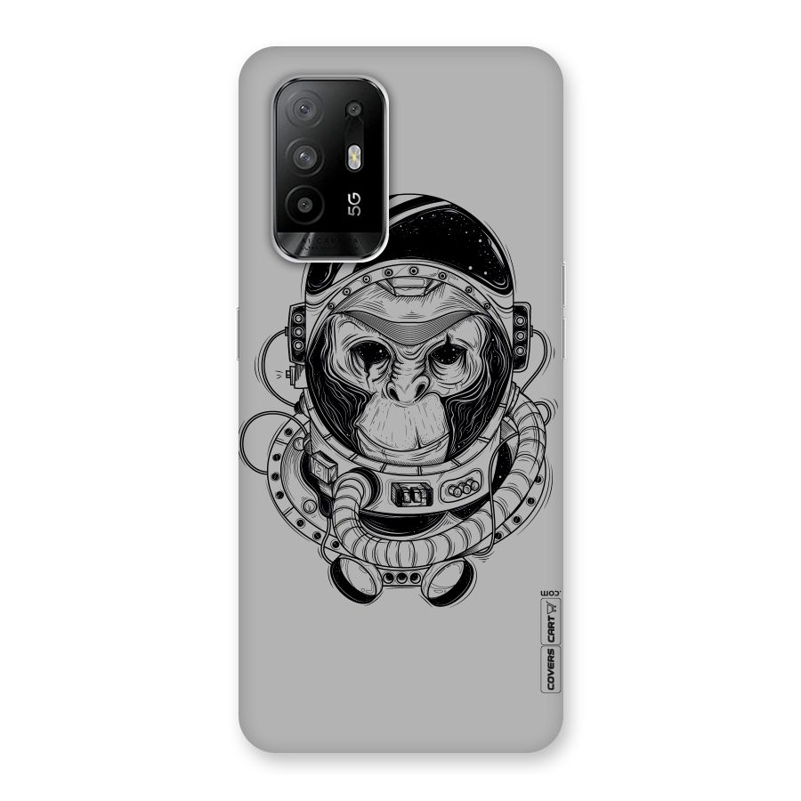 Chimpanzee Astronaut Back Case for Oppo F19 Pro Plus 5G