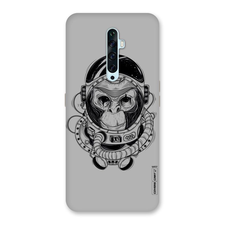 Chimpanzee Astronaut Back Case for Oppo Reno2 Z