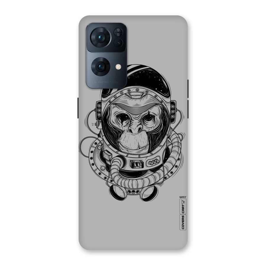Chimpanzee Astronaut Back Case for Oppo Reno7 Pro 5G