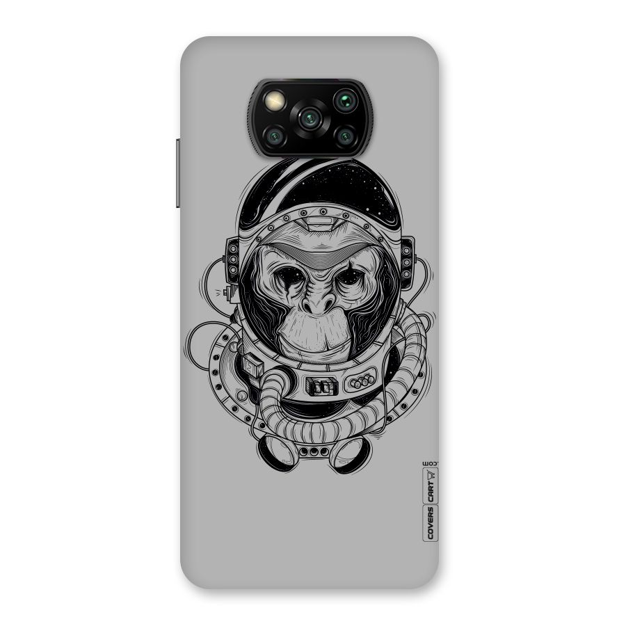 Chimpanzee Astronaut Back Case for Poco X3