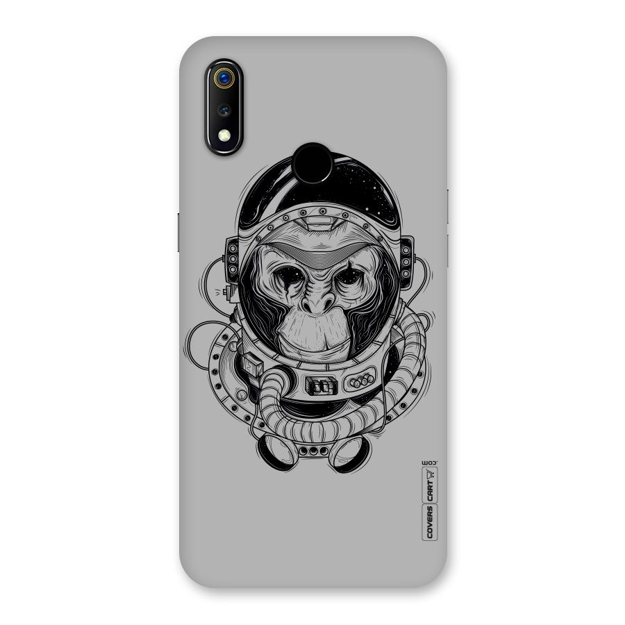 Chimpanzee Astronaut Back Case for Realme 3