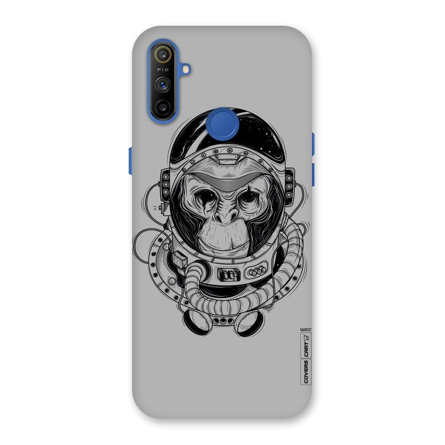 Chimpanzee Astronaut Back Case for Realme Narzo 10A