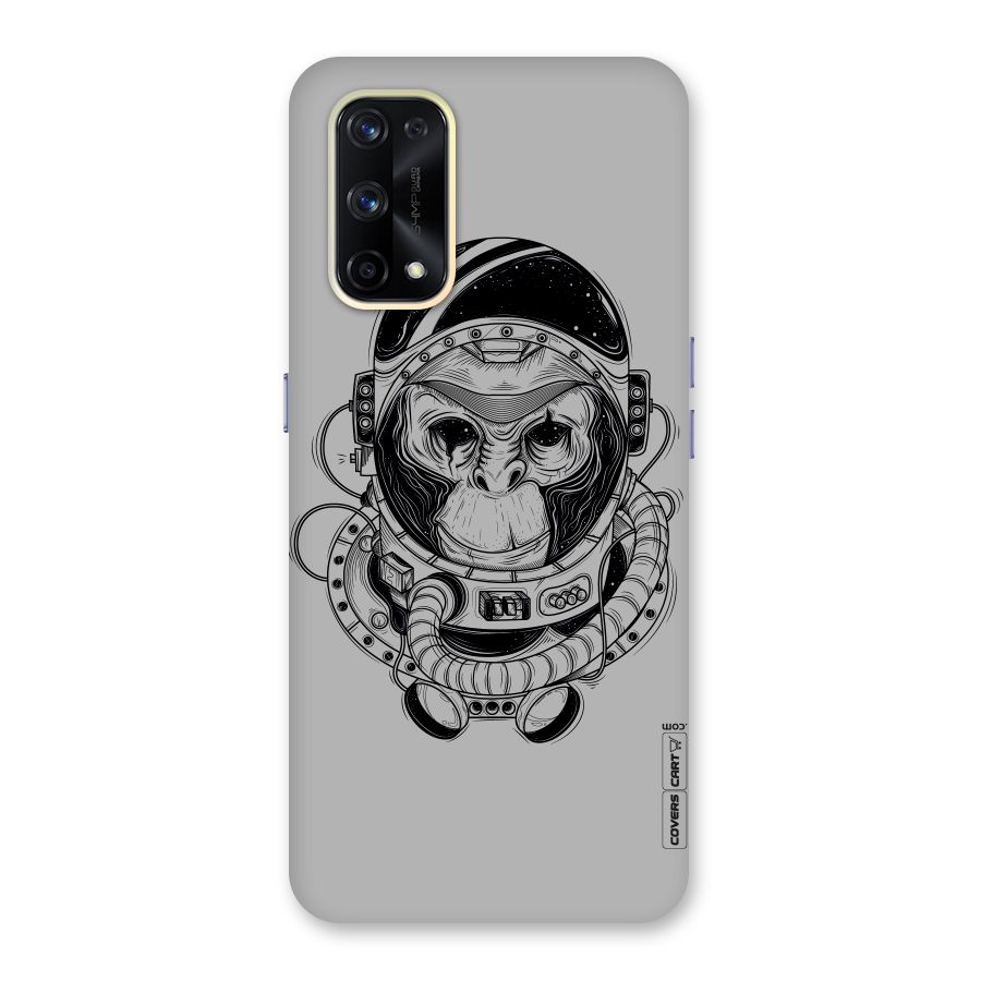 Chimpanzee Astronaut Glass Back Case for Realme X7 Pro