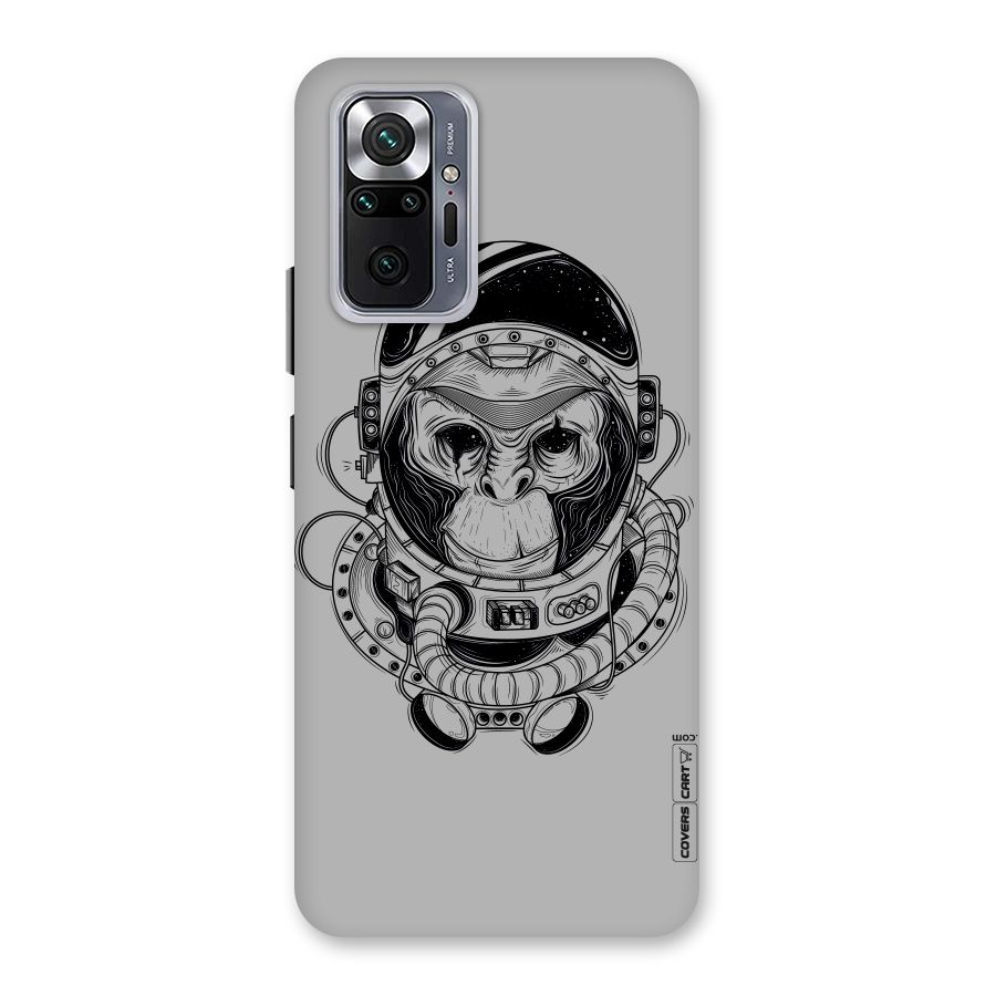 Chimpanzee Astronaut Back Case for Redmi Note 10 Pro