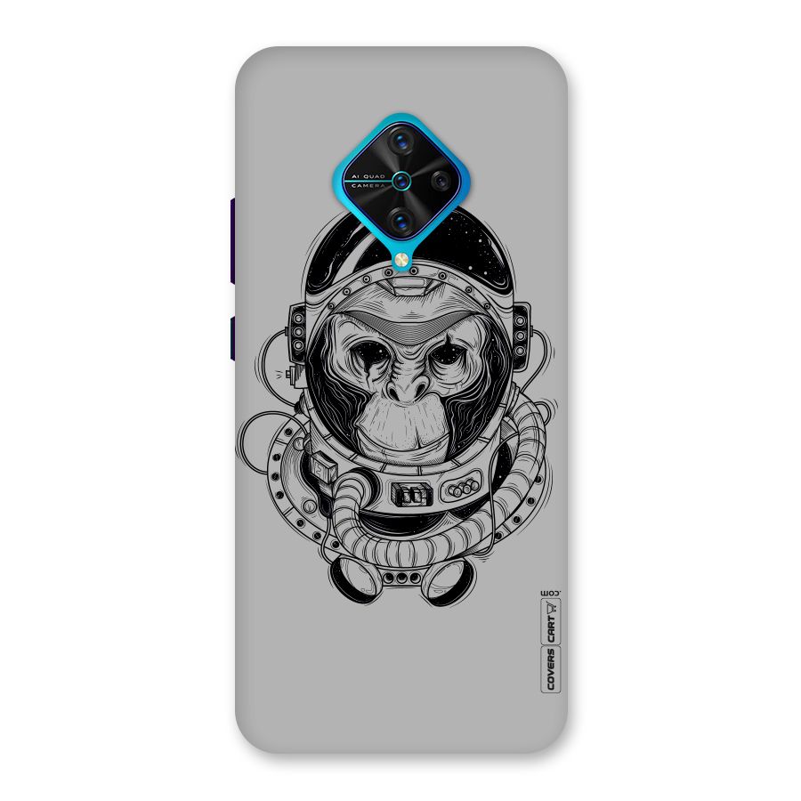 Chimpanzee Astronaut Back Case for Vivo S1 Pro