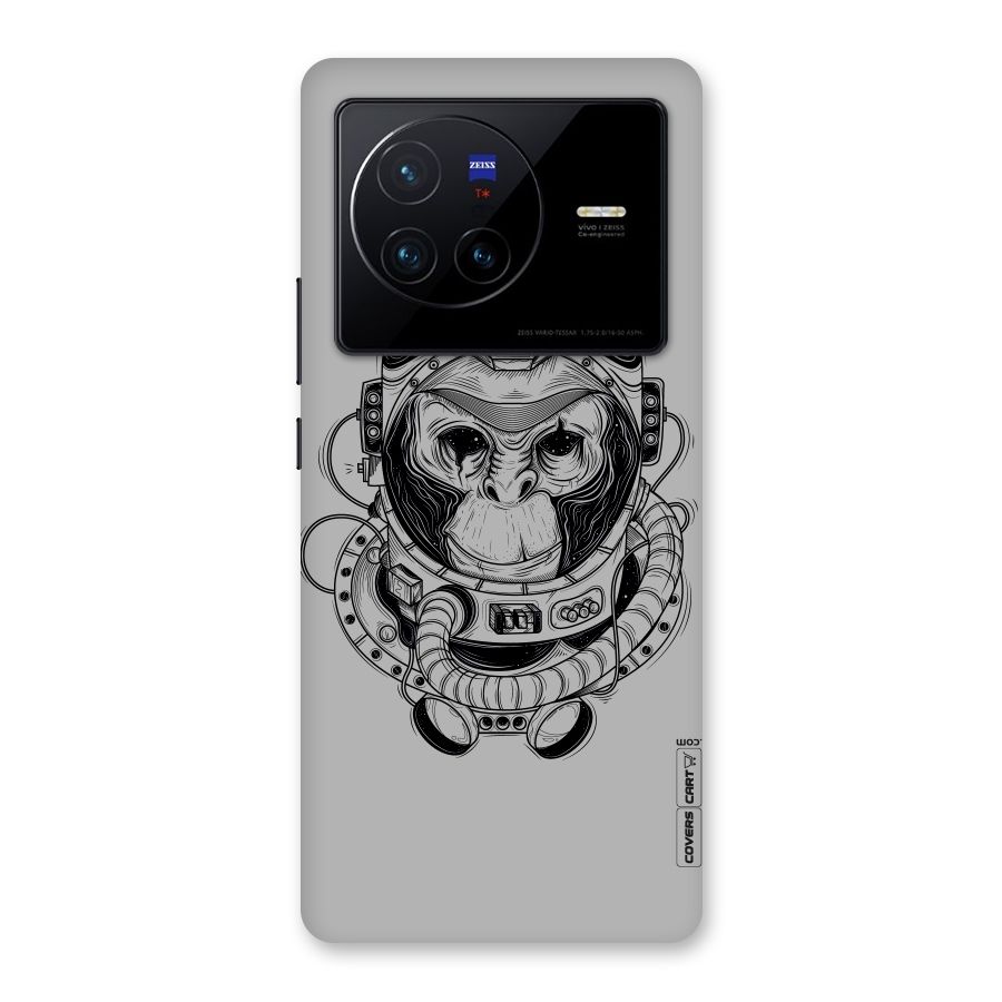 Chimpanzee Astronaut Back Case for Vivo X80