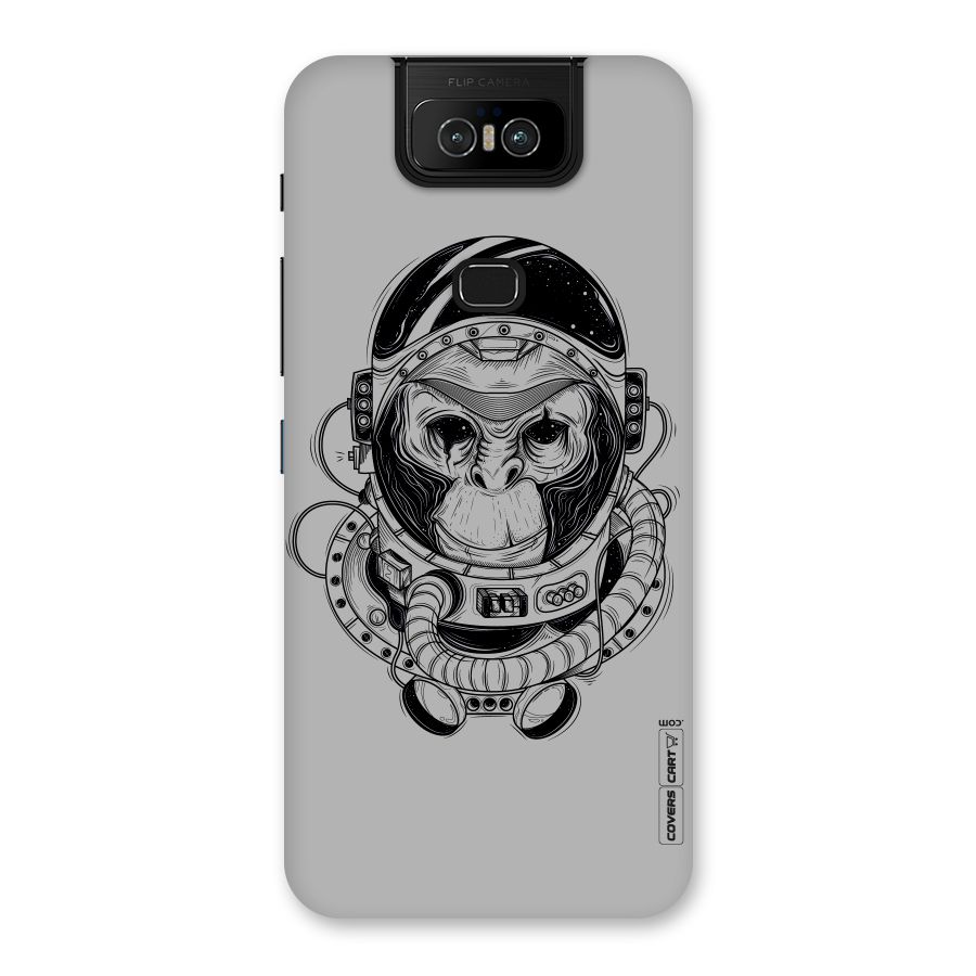 Chimpanzee Astronaut Back Case for Zenfone 6z