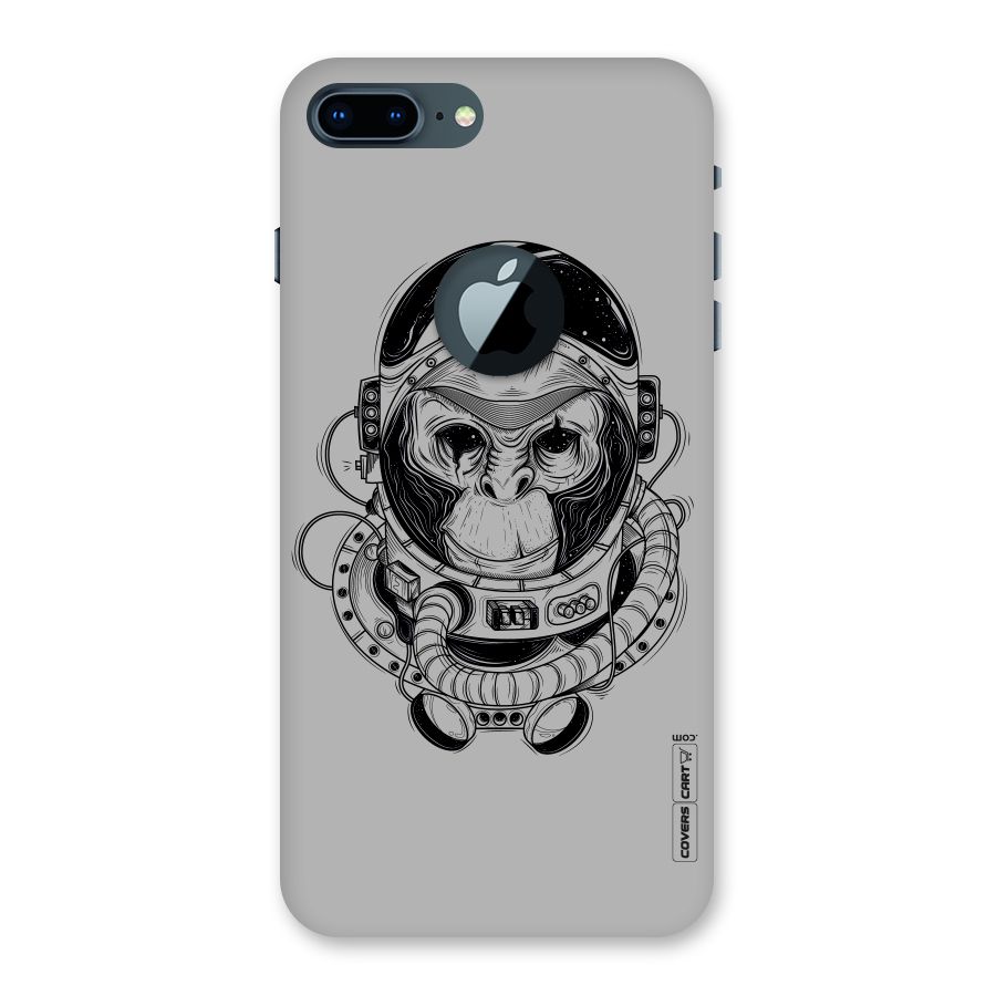 Chimpanzee Astronaut Back Case for iPhone 7 Plus Logo Cut