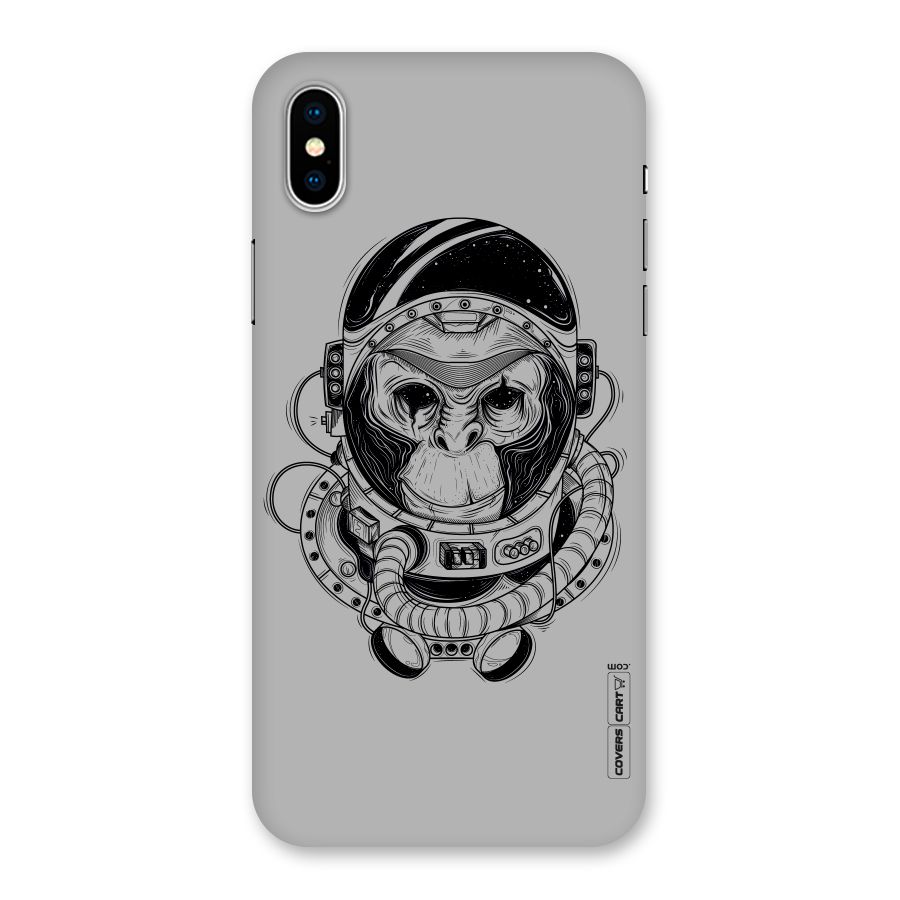 Chimpanzee Astronaut Back Case for iPhone XS