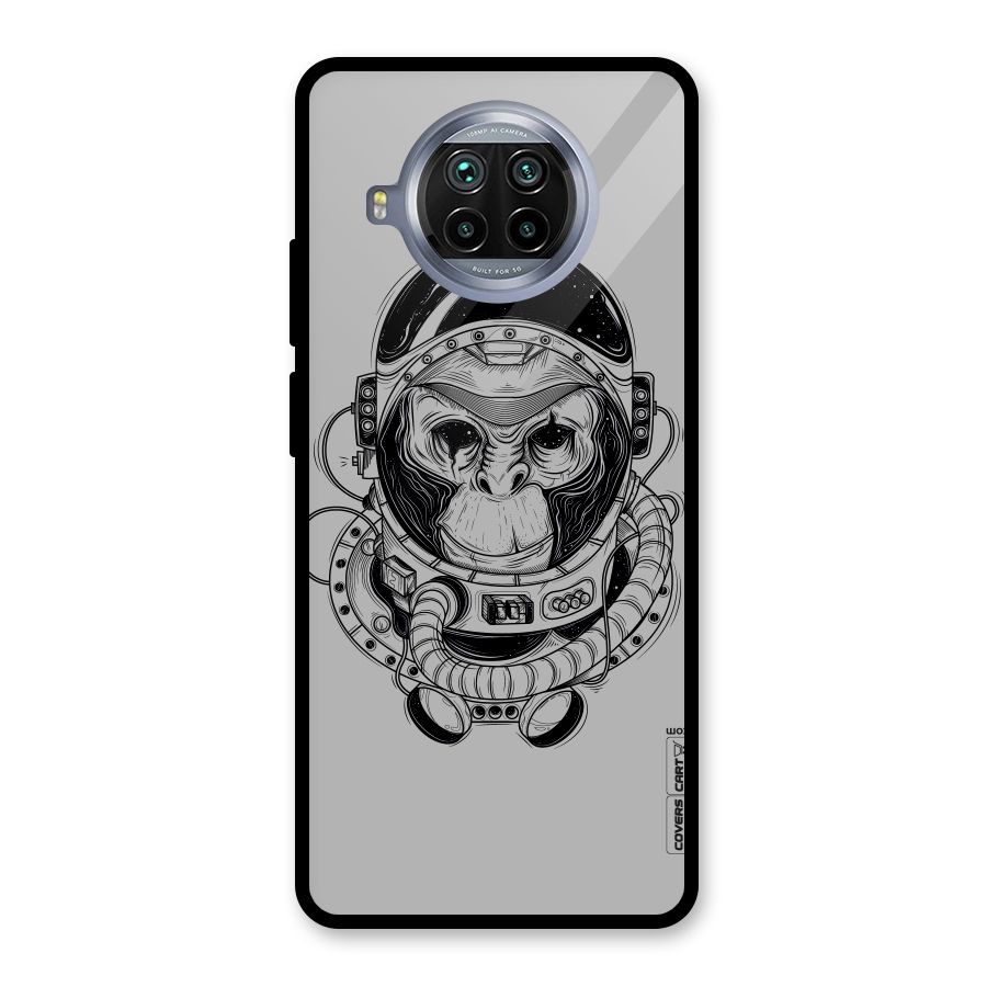 Chimpanzee Astronaut Glass Back Case for Mi 10i