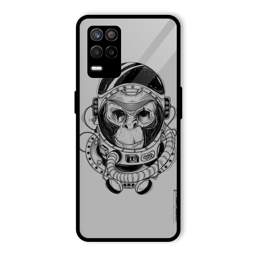 Chimpanzee Astronaut Glass Back Case for Realme 9 5G