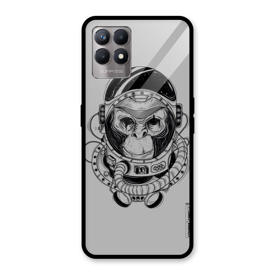 Chimpanzee Astronaut Glass Back Case for Realme Narzo 50