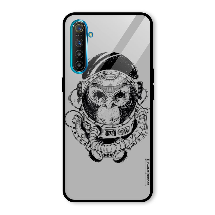 Chimpanzee Astronaut Glass Back Case for Realme X2