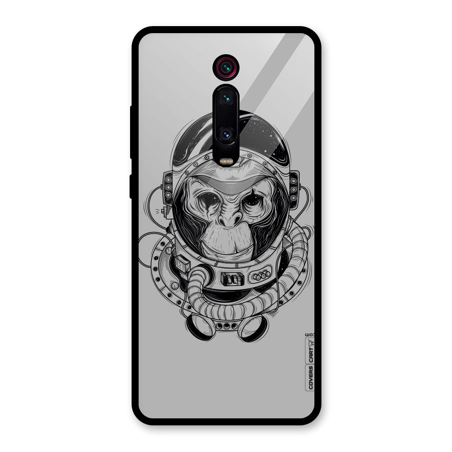 Chimpanzee Astronaut Glass Back Case for Redmi K20