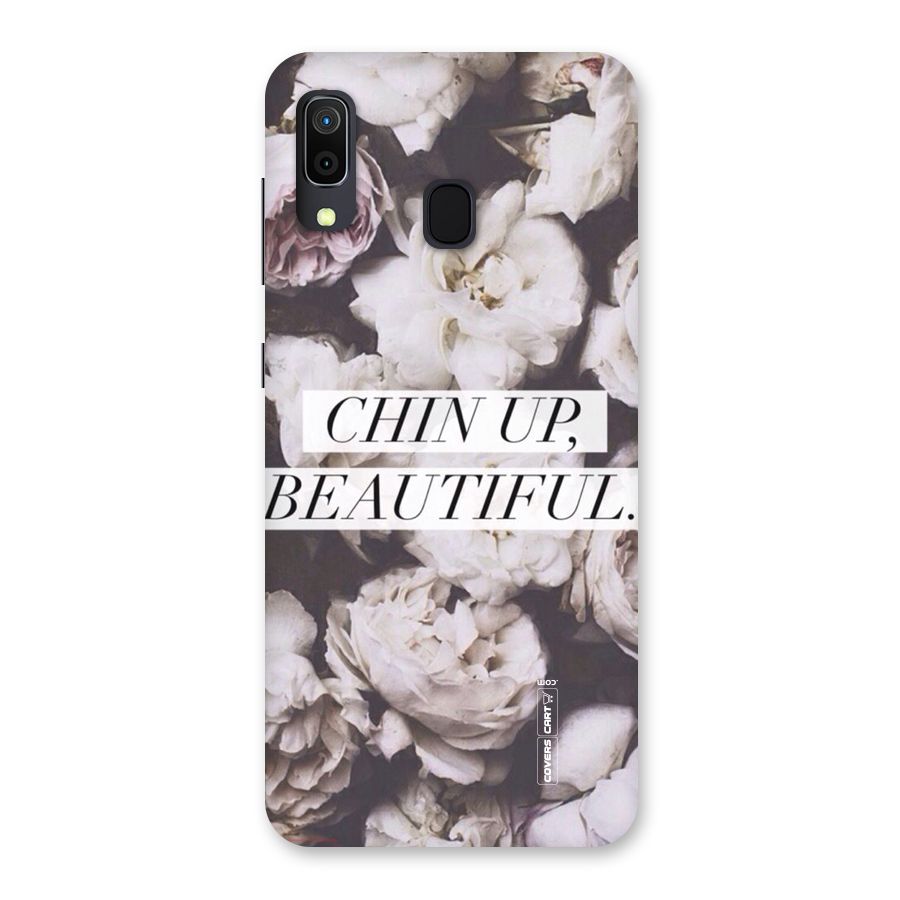 Chin Up Beautiful Back Case for Galaxy A20