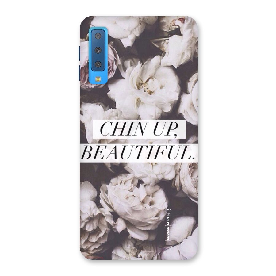 Chin Up Beautiful Back Case for Galaxy A7 (2018)