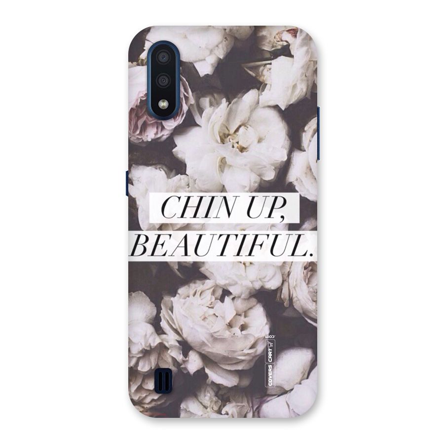 Chin Up Beautiful Back Case for Galaxy M01