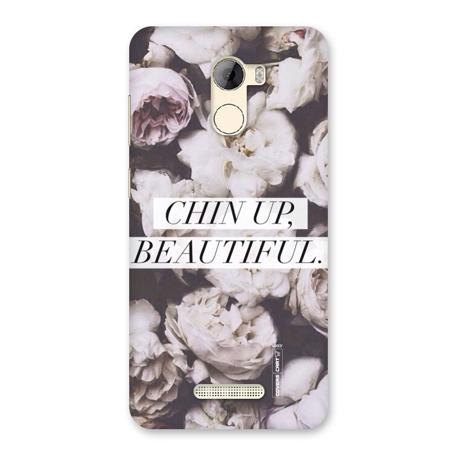 Chin Up Beautiful Back Case for Gionee A1 LIte